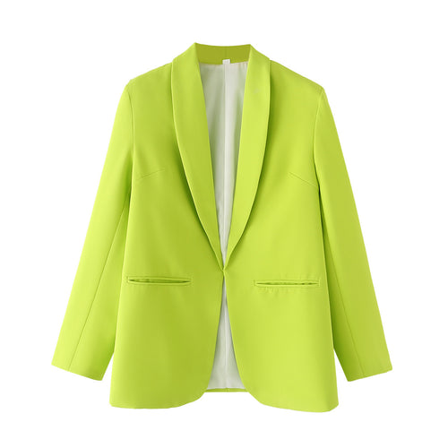 Elegant blazer jacket for women with a modern cut and structured pockets Amarae