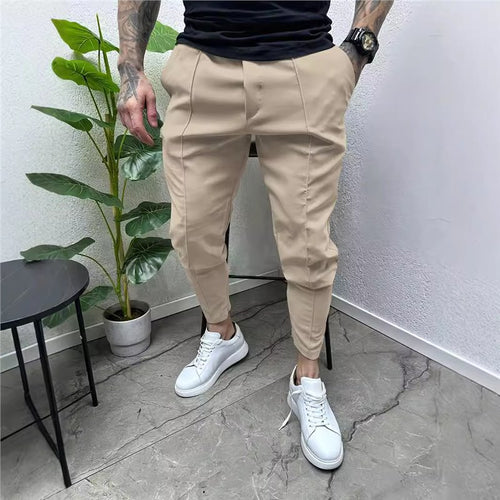 Men's slim fit jogger pants with practical pockets Amarae
