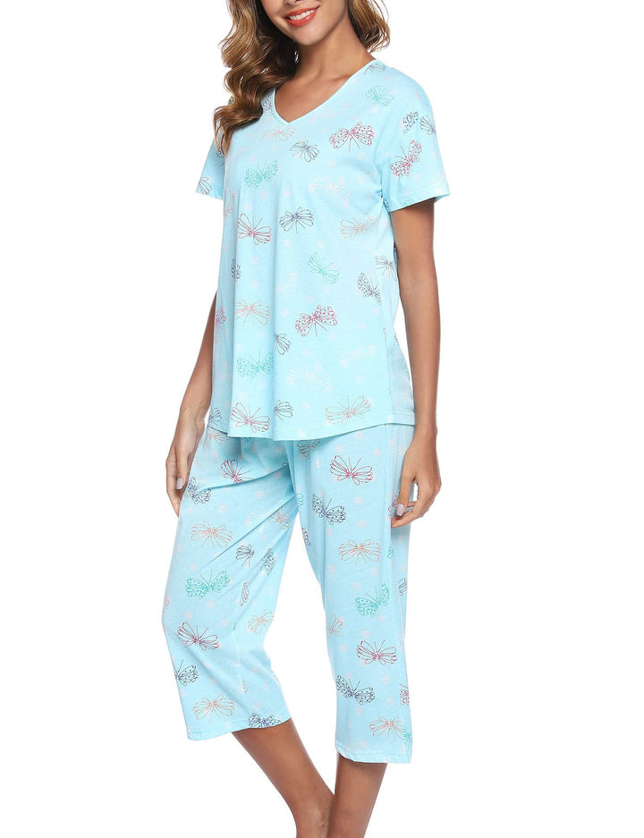 Fun graphic pajama set for women Lune London