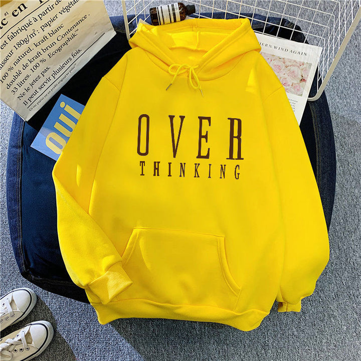 Women's hoodie with creative typography design Chic & Stil