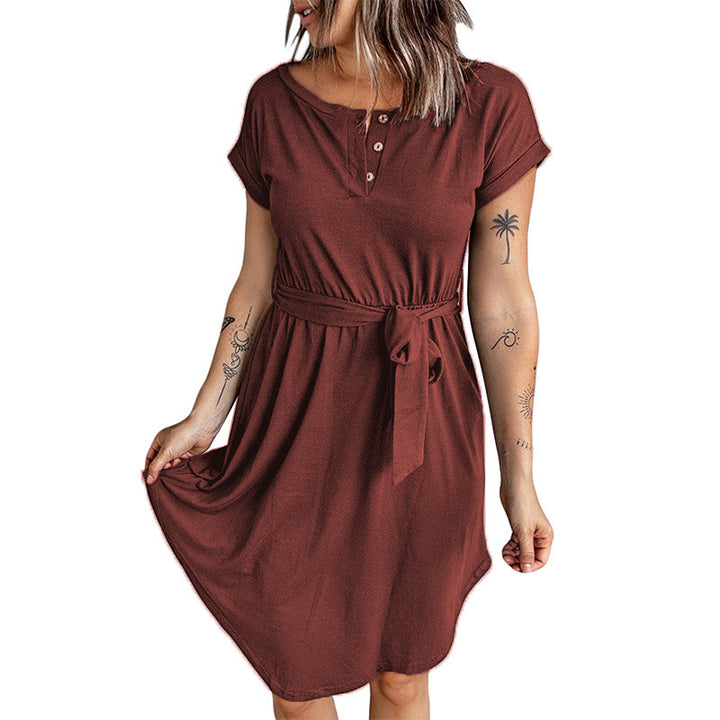 Lune London A-line Button Dress for Women