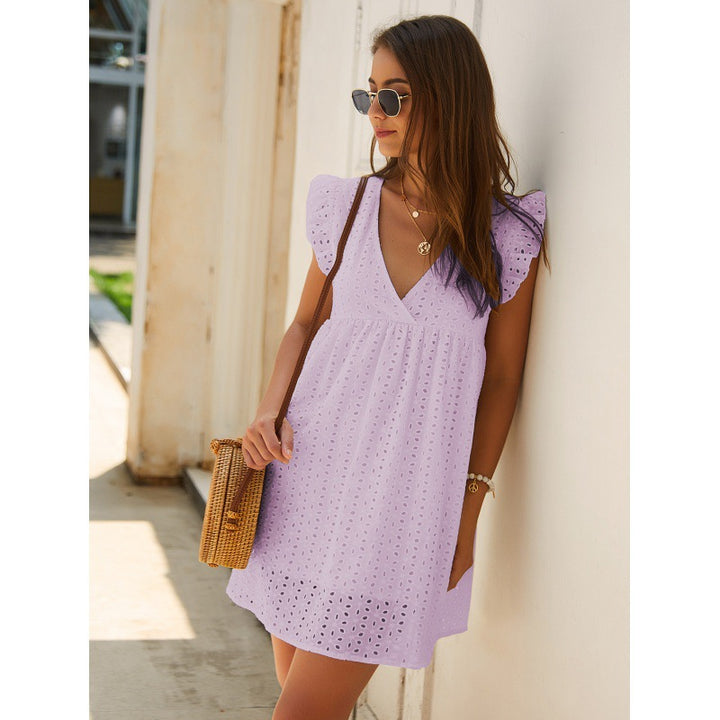 Lune London Eyelet Embroidery Summer Dress for Women