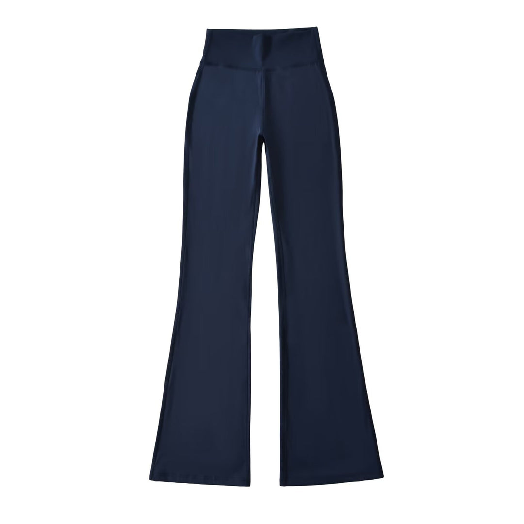 Ladies High-Waisted Flared Yoga Pants with Shaped Waist Amarae