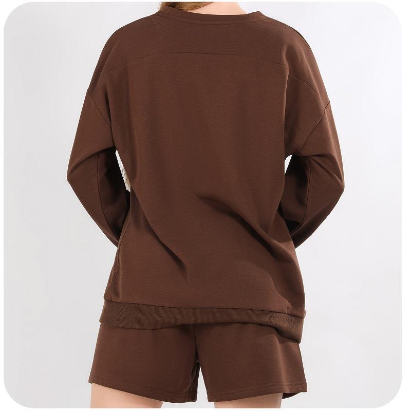 Ladies casual sweatshirt and shorts set Lune London