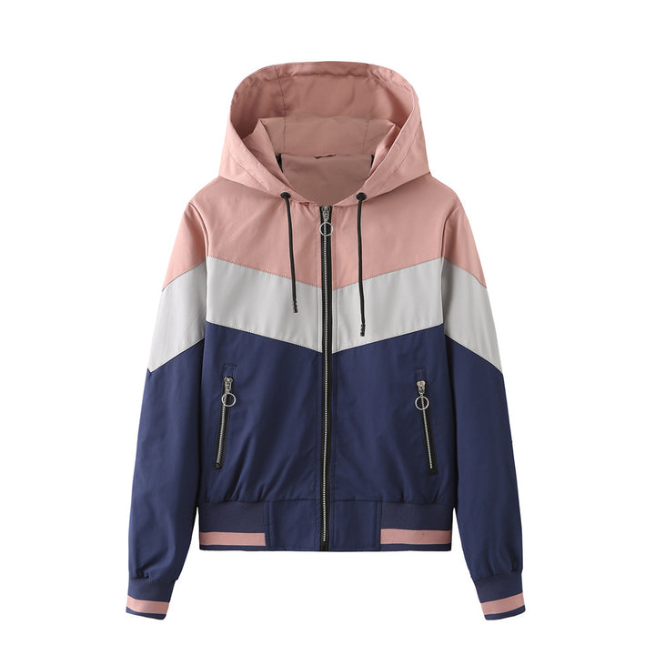 Windbreaker jacket for women with practical zip pockets Lune London