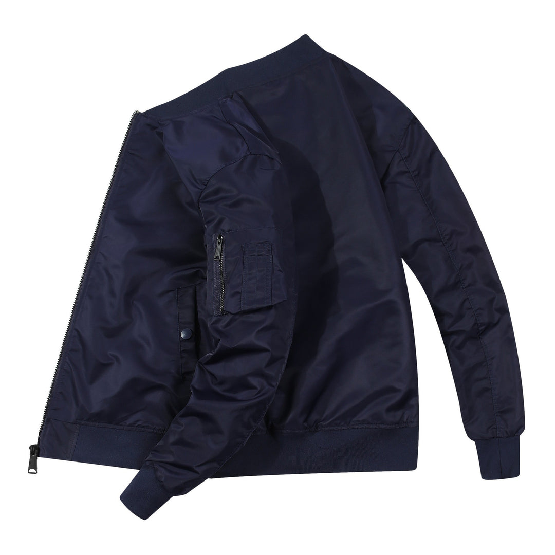 Women's bomber jacket with functional pockets and chic sporty design