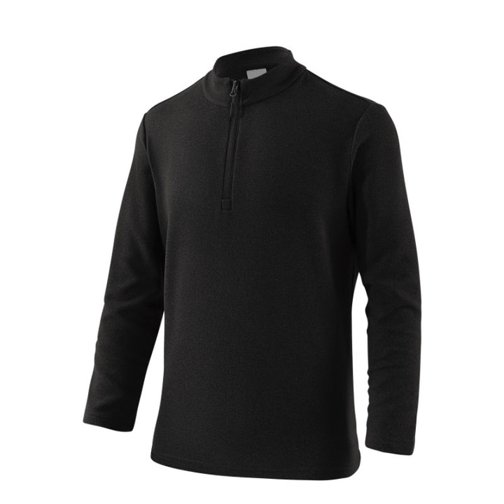 Men's leisure sweater with high collar and zipper Lune London