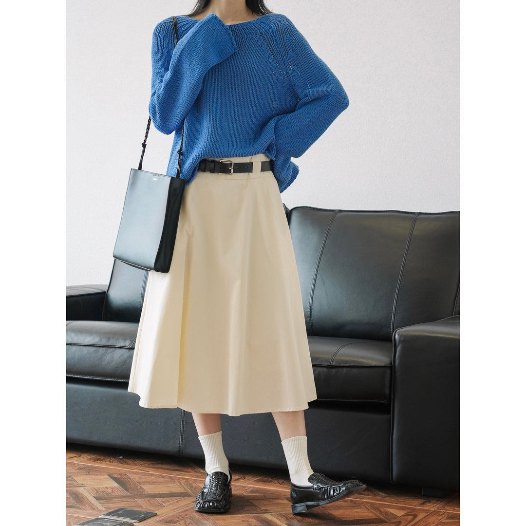 Women Braided Leather Slippers in Moccasin Look Amarae