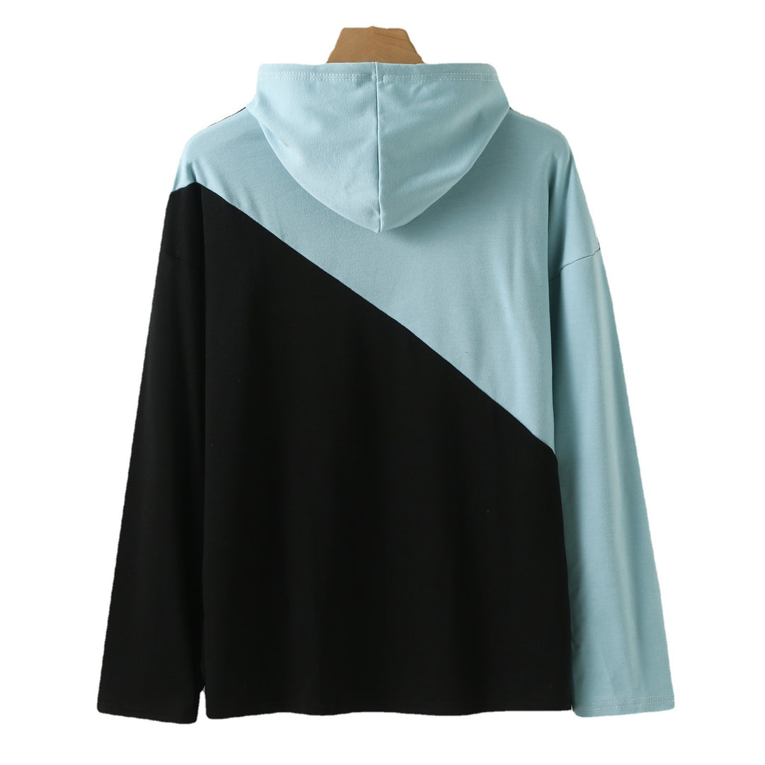 Women's hoodie with a modern color design and a practical kangaroo pocket Lune London