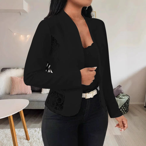 Elegant blazer jacket for women with lace and modern cut Amarae