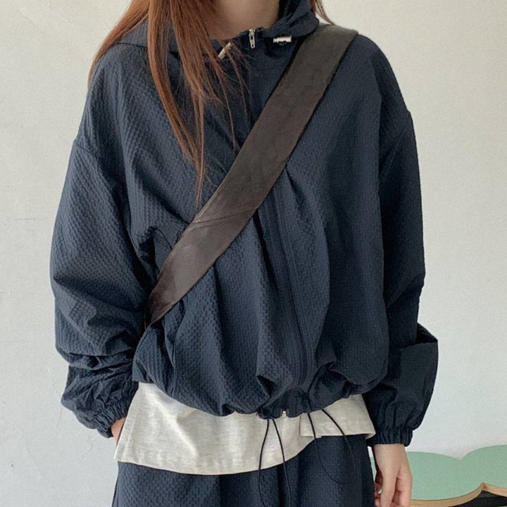 Veste de transition légère pour femme avec cordon de serrage Chic & Stil