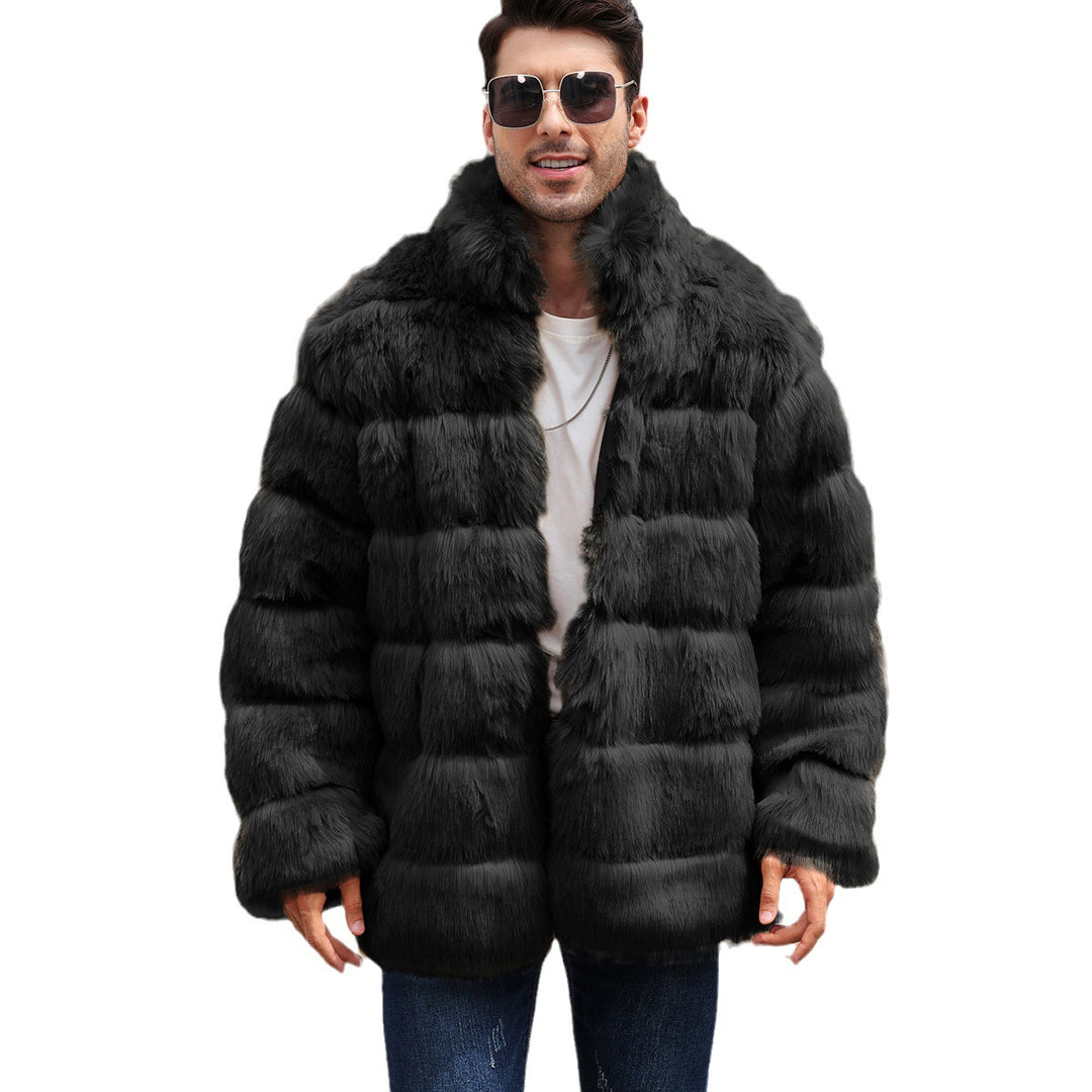 Men's Cozy and Elegant Faux Fur Jacket Amarae