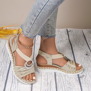 Ladies Espadrilles Wedges Stylish Lune London