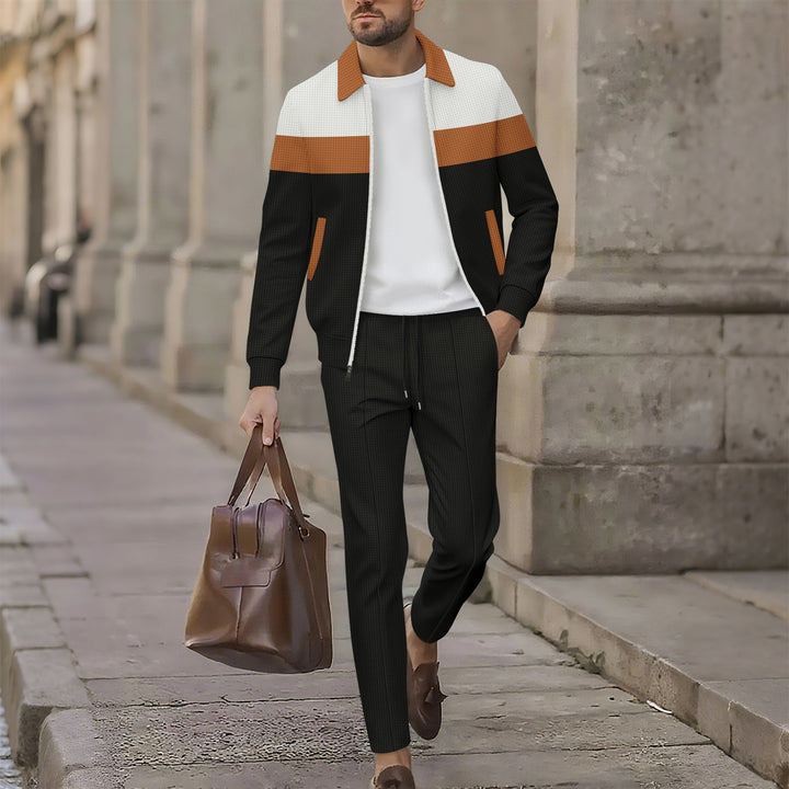 Men's sports tracksuit set with breathable material and functional pockets Lune London
