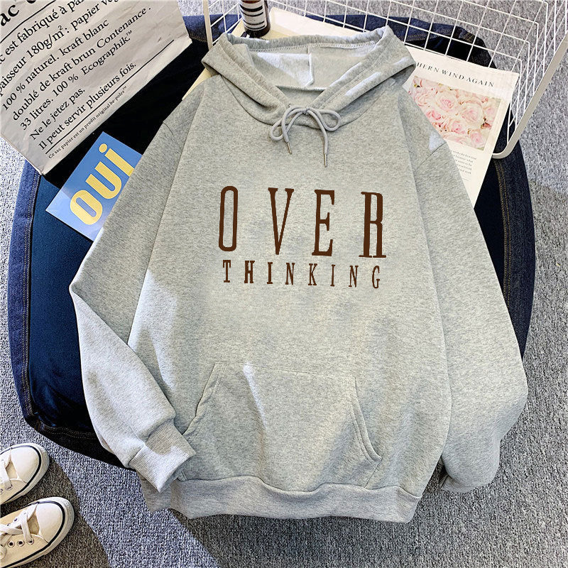Women's hoodie with creative typography design Chic & Stil