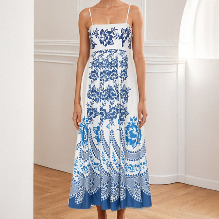 Robe maxi femme avec imprimé floral Chic & Stil