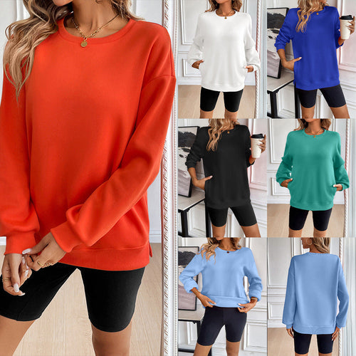 Women's Casual Sweatshirt with Soft Materials and Relaxed Fit Amarae