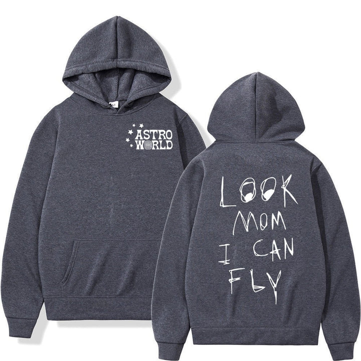 Women's hoodie with creative statement print Chic & Stil