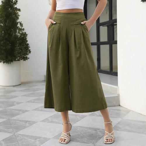 Women wide pants with elegant cut Amarae