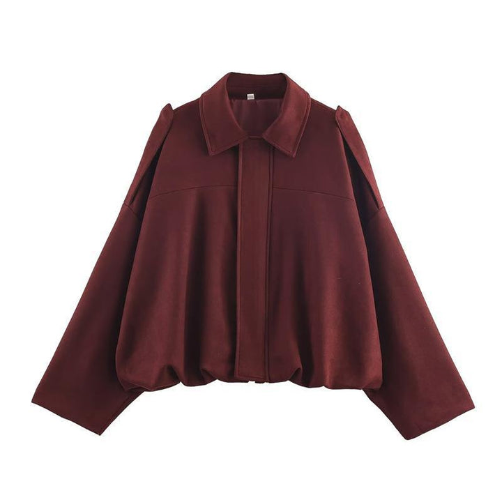 Fashionable oversized women's leisure jacket with practical pockets Lune London