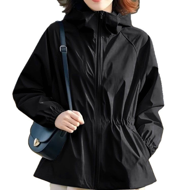 Veste de transition pour femmes avec taille ajustable et col haut Chic & Stil