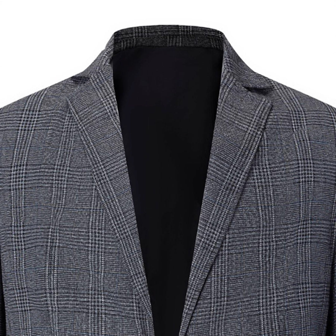 Veste élégante pour homme avec un motif à carreaux moderne et des poches pratiques Lune London
