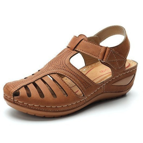 Ladies comfort wedge strap sandals Amarae