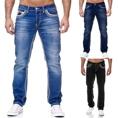 Men's Used-Style Jeans Amarae