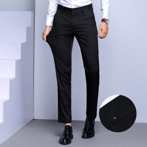 Elegant tailored suit trousers for men with a slim fit and practical pockets Amarae