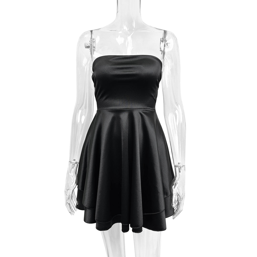 Women’s Cocktail Dress with Off-the-Shoulder Design Lune London
