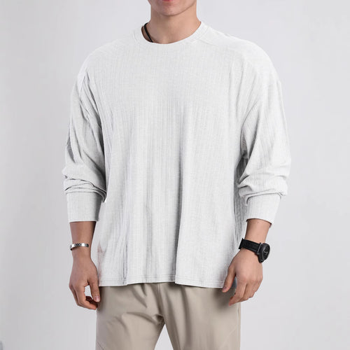Women Long Sleeve T-Shirt with Relaxed Fit and Breathable Cotton Blend Amarae