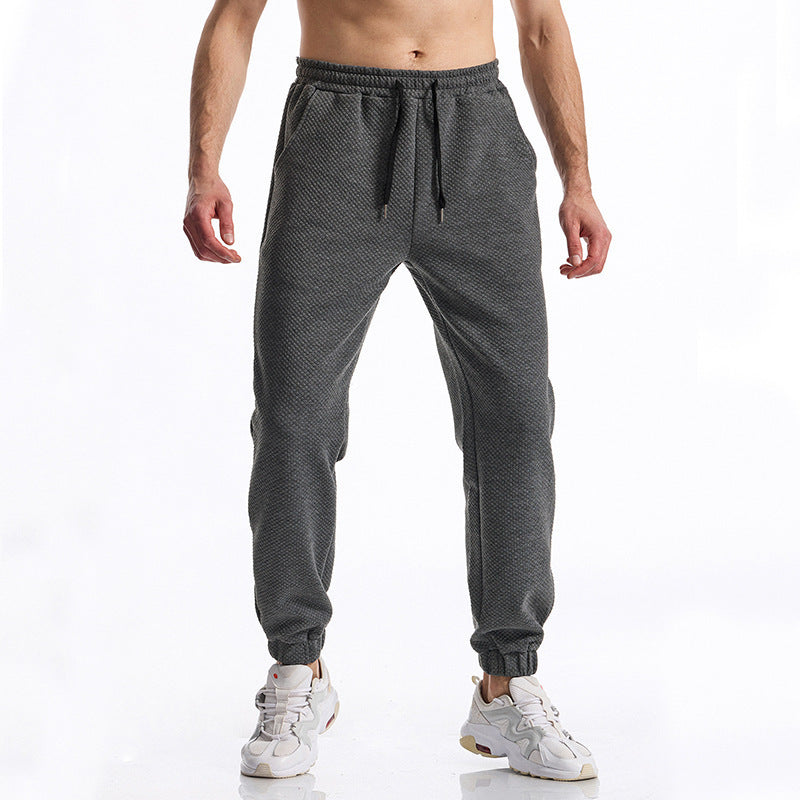 Comfortable sports pants for men with elastic waistband and modern side pockets Lune London