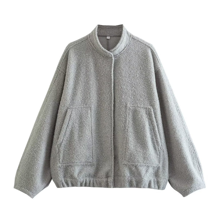 Ladies oversized casual jacket made of high-quality fabric Lune London