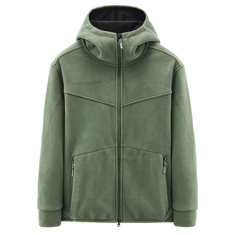 Men's fleece jacket with soft lining and practical pockets Lune London