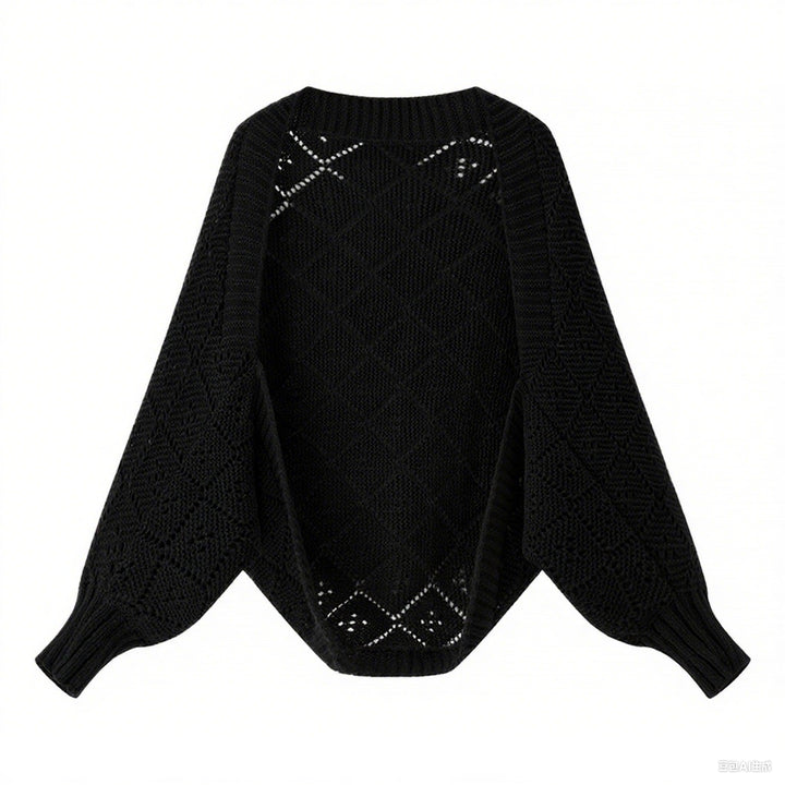 Pull en maille tricoté confortable pour femmes dans un motif en diamant moderne Chic & Stil