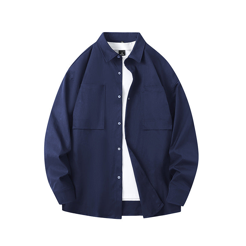 Casual overshirt for men with practical chest pockets Amarae