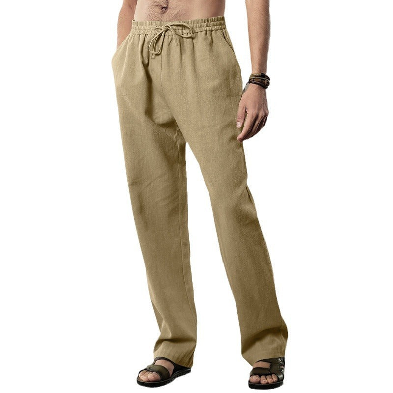 Casual men's pants with elastic waist and practical pockets Lune London