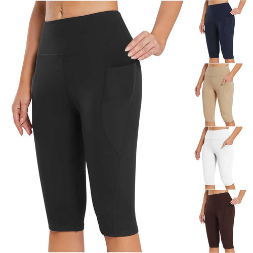 Amarae women's sporty Capri pants with practical side pockets