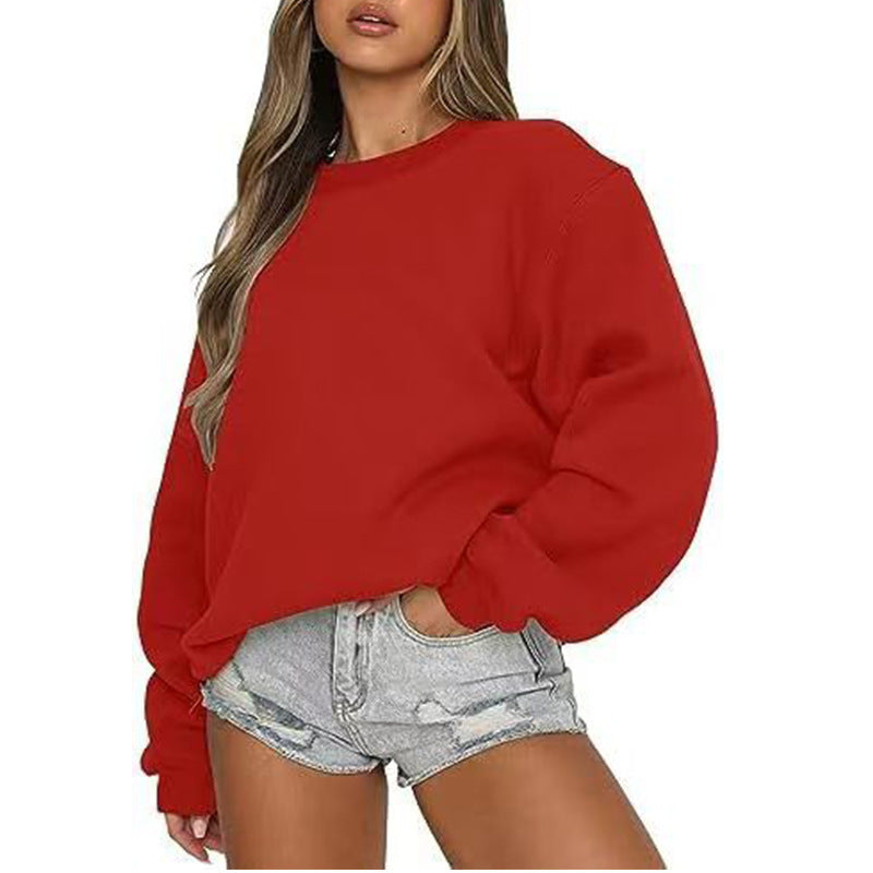 Ladies Oversized Sweatshirt with a relaxed fit and soft sleeves Lune London