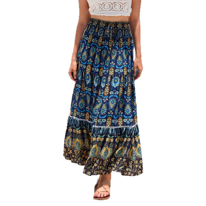 Roc Lune London maxi boho skirt women