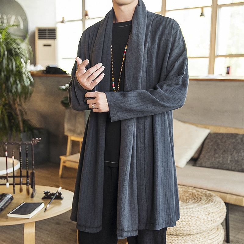 Casual kimono jacket for men with a stylish cut and a soft fabric Lune London