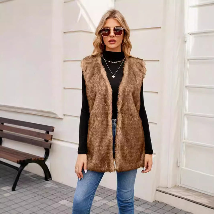 Ladies High Quality Faux Fur Jacket Lune London