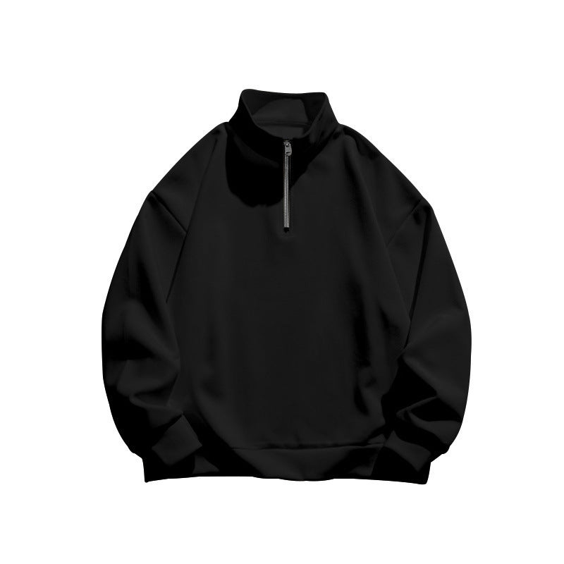 Women's sweatshirt with high collar and zipper Amarae