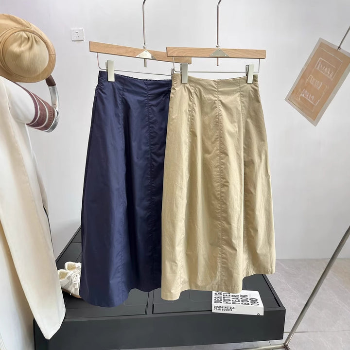 Jupe midi pour femmes à coupe élégante et fermeture éclair pratique Chic & Stil