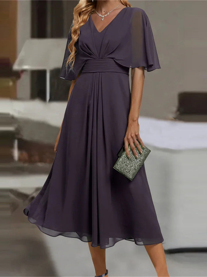 Chic and stylish fluid midi dresses for women