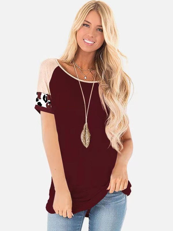 Women's short-sleeve top with colorful design Lune London