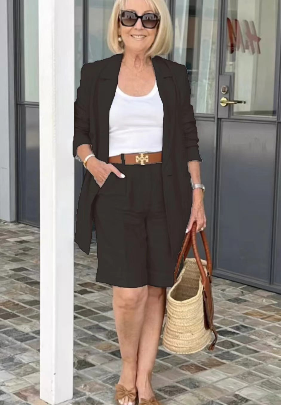 Ladies Elegant and modern blazer-shorts set Lune London