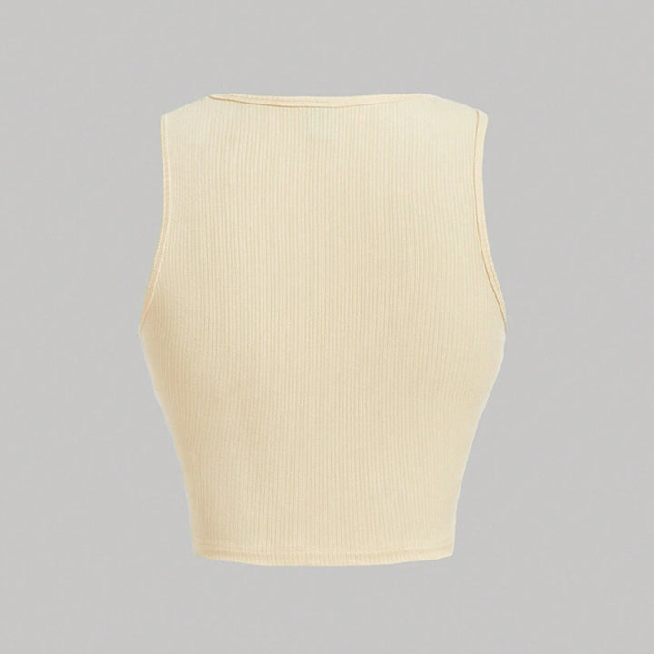 Haut court pour femmes avec des détails volants et un design tendance Chic & Stil
