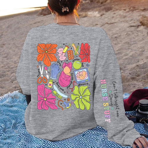 Sweat à capuche pour femmes avec design graphique coloré et motif d'entretien original Chic & Stil