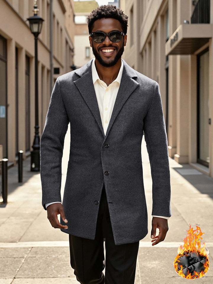 Elegant and stylish long coat for men Lune London